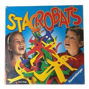 Vintage 1999 Ravensburger Stacrobats Balancing Game (100% COMPLETE + Manual) 90s
